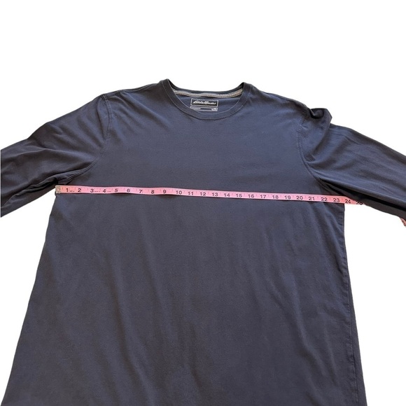 Eddie Bauer Long-Sleeve Classic T-Shirt Legend Wash 100% Cotton - Size XLT - Picture 7 of 12